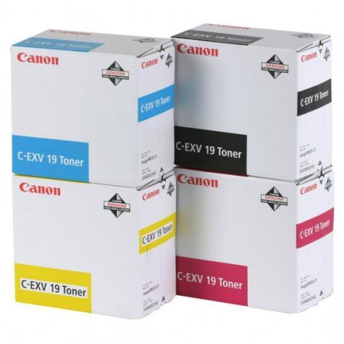 Canon originál toner CEXV19, yellow, 16000str., 0400B002, Canon ImagePress C1