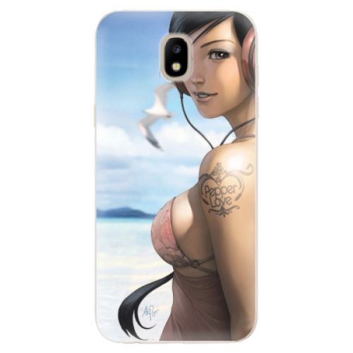 Odolné silikónové puzdro iSaprio - Girl 02 - Samsung Galaxy J5 2017