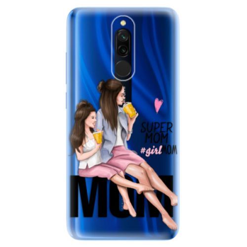 Odolné silikónové puzdro iSaprio - Milk Shake - Brunette - Xiaomi Redmi 8
