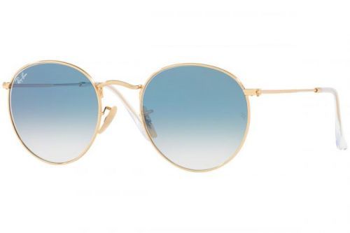 Ray-Ban Round Flat Lenses RB3447N 001/3F - Veľkosť M