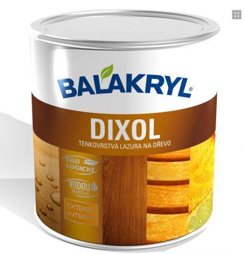 Balakryl Dixol - vodouriediteľná lazúra na drevo - teak - 0,7 Kg