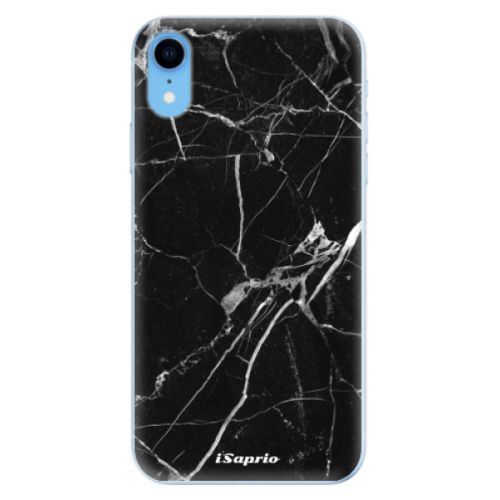 Odolné silikónové puzdro iSaprio - Black Marble 18 - iPhone XR
