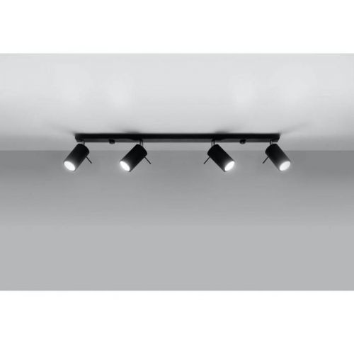 Stropná Lampa Oregon 4L BLACK A-332