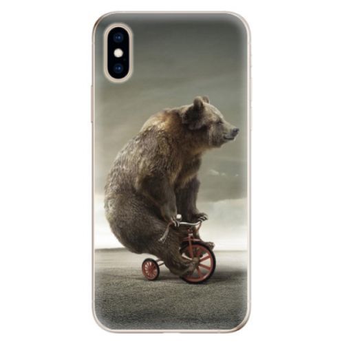 Odolné silikónové puzdro iSaprio - Bear 01 - iPhone XS