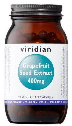 Viridian Grapefruit Seed Extract 400 mg (Extrakt zo semienok Grapefruitu) 90 kapsúl