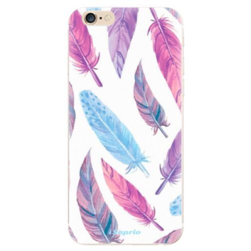 Odolné silikónové puzdro iSaprio - Feather Pattern 10 - iPhone 6/6S