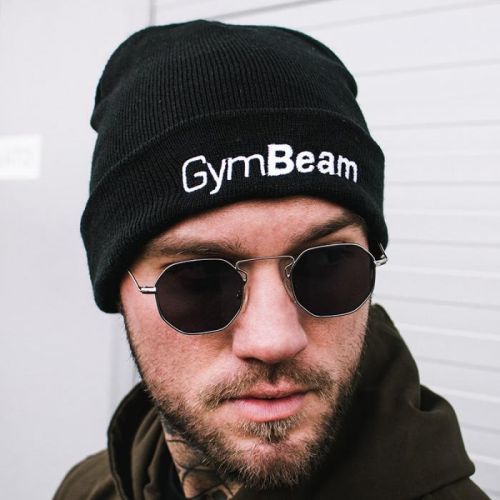 GymBeam Zimná čiapka Beanie Black  uni
