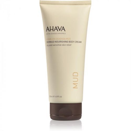 Ahava Dead Sea Mud výživný telový krém 200 ml pre suchú a citlivú pokožku 200 ml