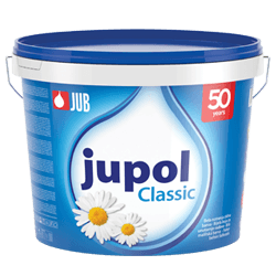 JUB JUPOL CLASSIC - biela interiérová farba na steny - biela - 10 L = 16,1 kg