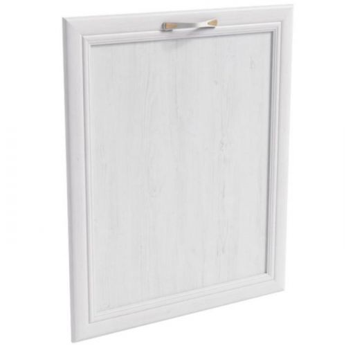 Predná stena umývačky   MDF 713x596 biela/dub lancelot