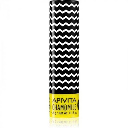 Apivita Lip Care Chamomile hydratačný balzam na pery SPF 15 4,4 g