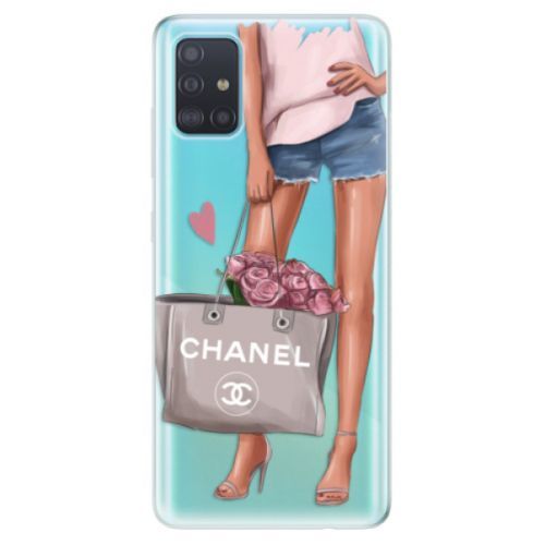 Odolné silikónové puzdro iSaprio - Fashion Bag - Samsung Galaxy A51