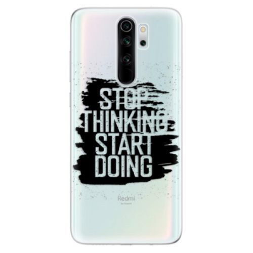 Odolné silikónové puzdro iSaprio - Start Doing - black - Xiaomi Redmi Note 8 Pro