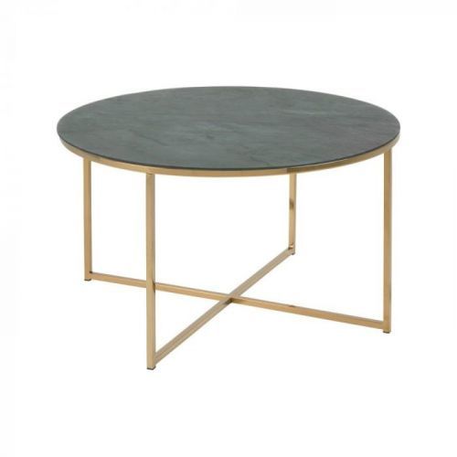 Konferenčný stolík s doskou v dekore zeleného mramoru Actona Alisma