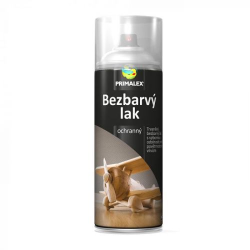 PRIMALEX Primalex bezfarebný lak v spreji - bezfarebný matný - 400 ml