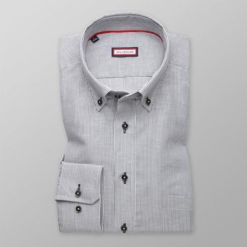 Pánska prúžkovaná Slim Fit košeľa (výška 176 - 182) 9605