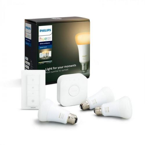 Štartovacia súprava Philips Hue 9.5W E27, White Ambiance