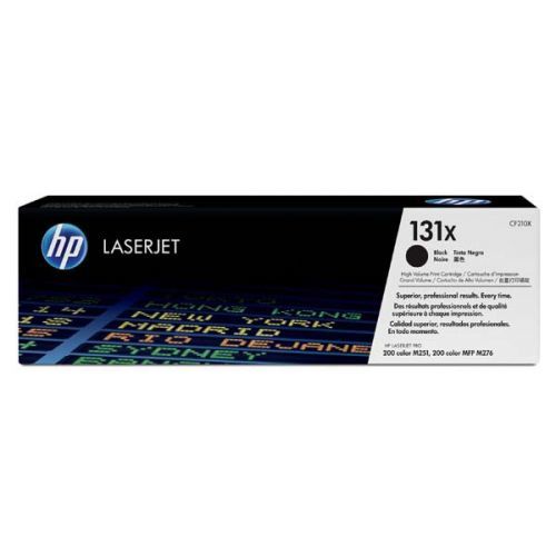 HP originál toner CF210X, black, 2400str., HP 131X, HP LaserJet Pro 200 M276n, M276nw, 600g