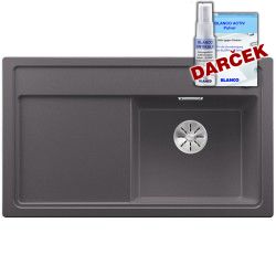 BLANCO ZENAR 45 S sivá skala, vanička vpravo