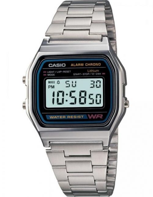 Casio Retro Chronograph A158WA-1DF