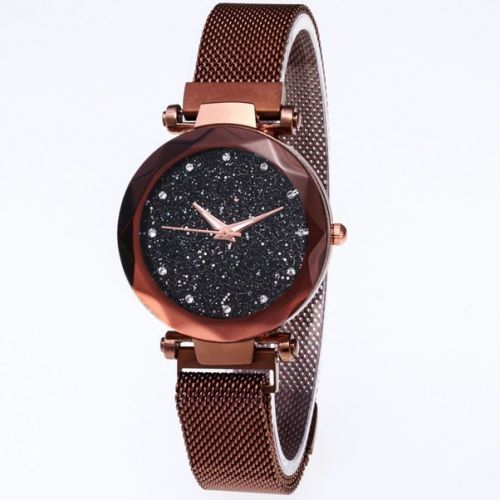 Magnetické Hodinky Stars-Hnedá KP6245