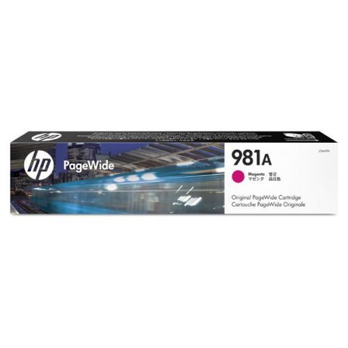 HP originál ink J3M69A, HP 981A, magenta, 6000str., 70ml, HP PageWide Enterprise Color 556, MFP 586