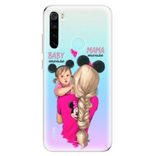 Odolné silikónové puzdro iSaprio - Mama Mouse Blond and Girl - Xiaomi Redmi Note 8