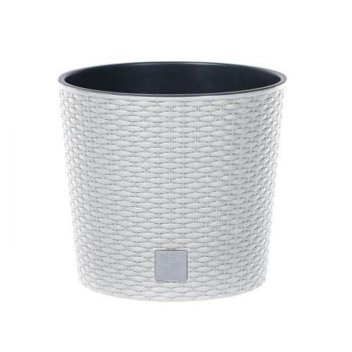Kvetinač Rato round biely DRTUS250L-S449