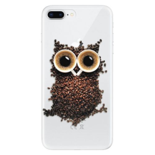 Odolné silikónové puzdro iSaprio - Owl And Coffee - iPhone 8 Plus