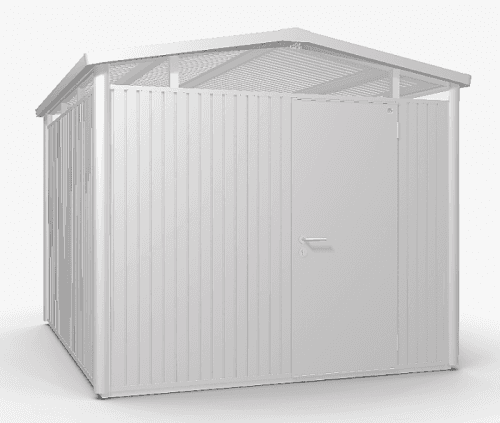 Biohort Záhradný domček BIOHORT Panorama P5 273 x 318 (strieborná metalíza)