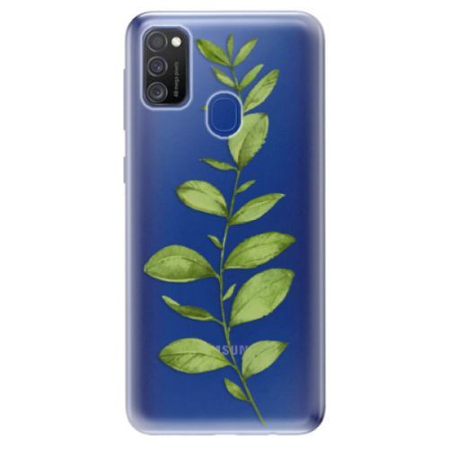 Odolné silikónové puzdro iSaprio - Green Plant 01 - Samsung Galaxy M21