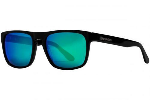 Slnečné okuliare Horsefeathers Keaton Sunglasses Gloss Black/Mirror Green Universal