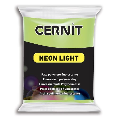 Cernit CERNIT NEON LIGHT - polymérová hmota - neón žltá 930056700 - 56 g