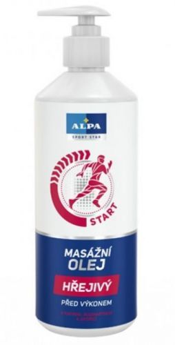 ALPA masážny olej hrejivý 500 ml