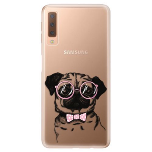 Odolné silikónové puzdro iSaprio - The Pug - Samsung Galaxy A7 (2018)