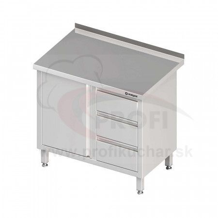 Pracovný stôl so zásuvkami - s policou 1900x700x850mm