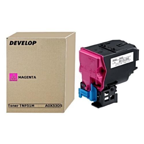 Develop originál toner A0X53D5, magenta, 5000str., TNP51M, Develop Ineo +3110