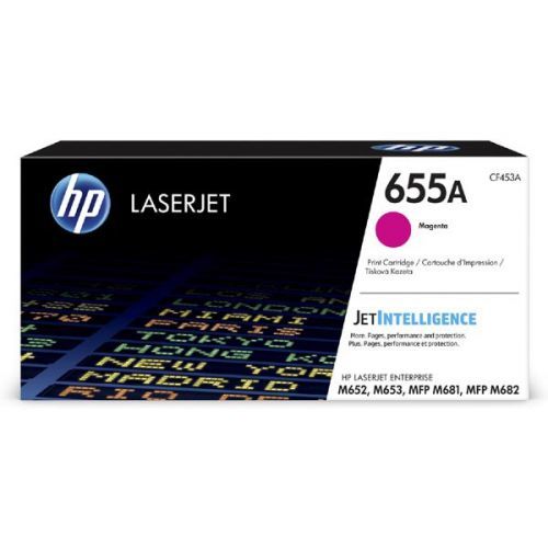 HP originál toner CF453A, magenta, 10500str., HP 655A, HP Color LaserJet Enterprise M652dn,M652n,M653dh,M653