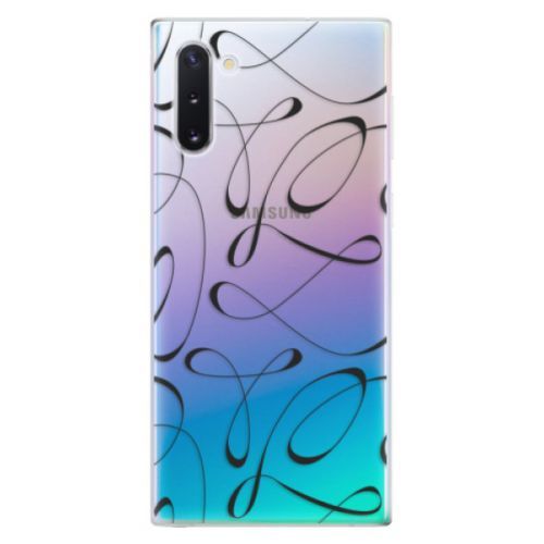 Odolné silikónové puzdro iSaprio - Fancy - black - Samsung Galaxy Note 10