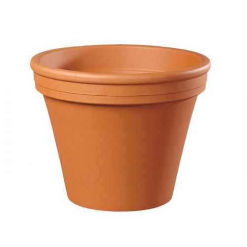 Kvetináč KLASIK keramický terakota d20/22x20cm
