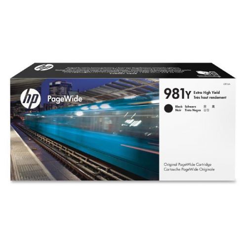 HP originál ink L0R16A, HP 981Y, black, 20000str., 343.5ml, extra high capacity, HP PageWide MFP E58650, 556, Flow 586