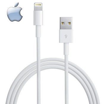 MD818 iPhone 5 Originál Dátový Kábel Biely 1m (Bulk)