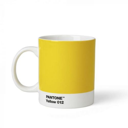 Žltý hrnček Pantone, 375 ml
