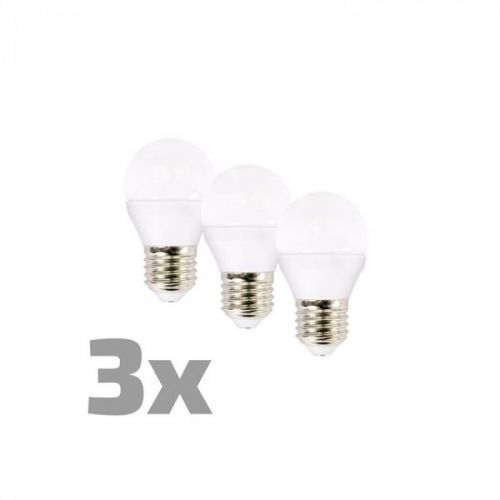 LED žiarovka Solight 6W, E27, 3000K, 450lm - 3ks v balení