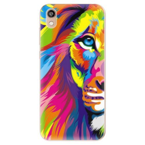 Odolné silikónové puzdro iSaprio - Rainbow Lion - Huawei Honor 8S