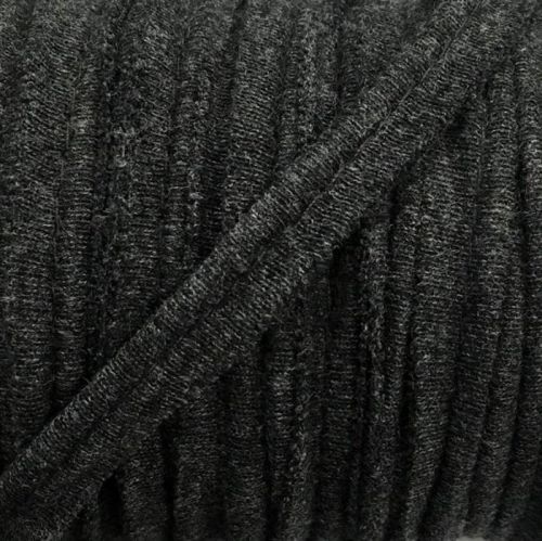Paspulka úplet melir dark grey