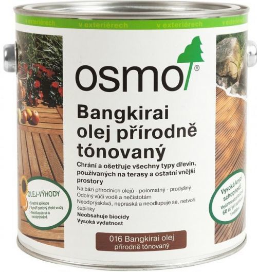 OSMO Color Osmo Terasový olej na BANGKIRAI - tmavý - 16 - tmavý - 0,75 L