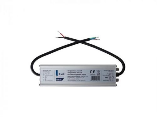 Zdroj spínaný pre LED 12V/ 60W Geti LPV-60