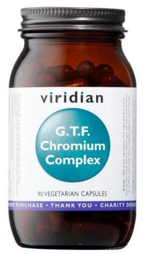 Viridian G.T.F. Chromium Complex (Komplex Zinku, ALA a Chrómu) 90 kapsúl