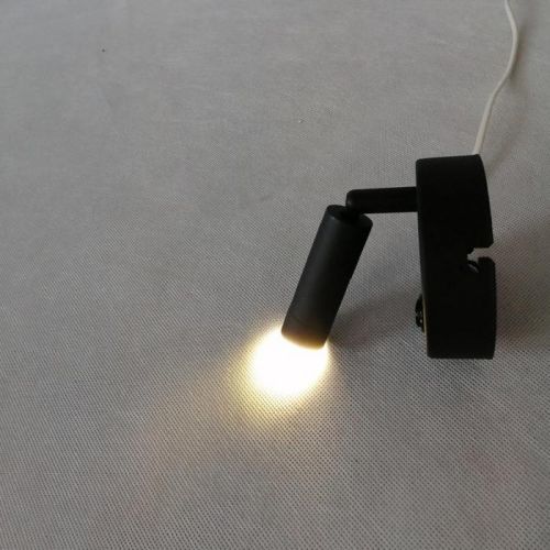 Nástenné bodové svietidlo Enzo 4237 Black K1